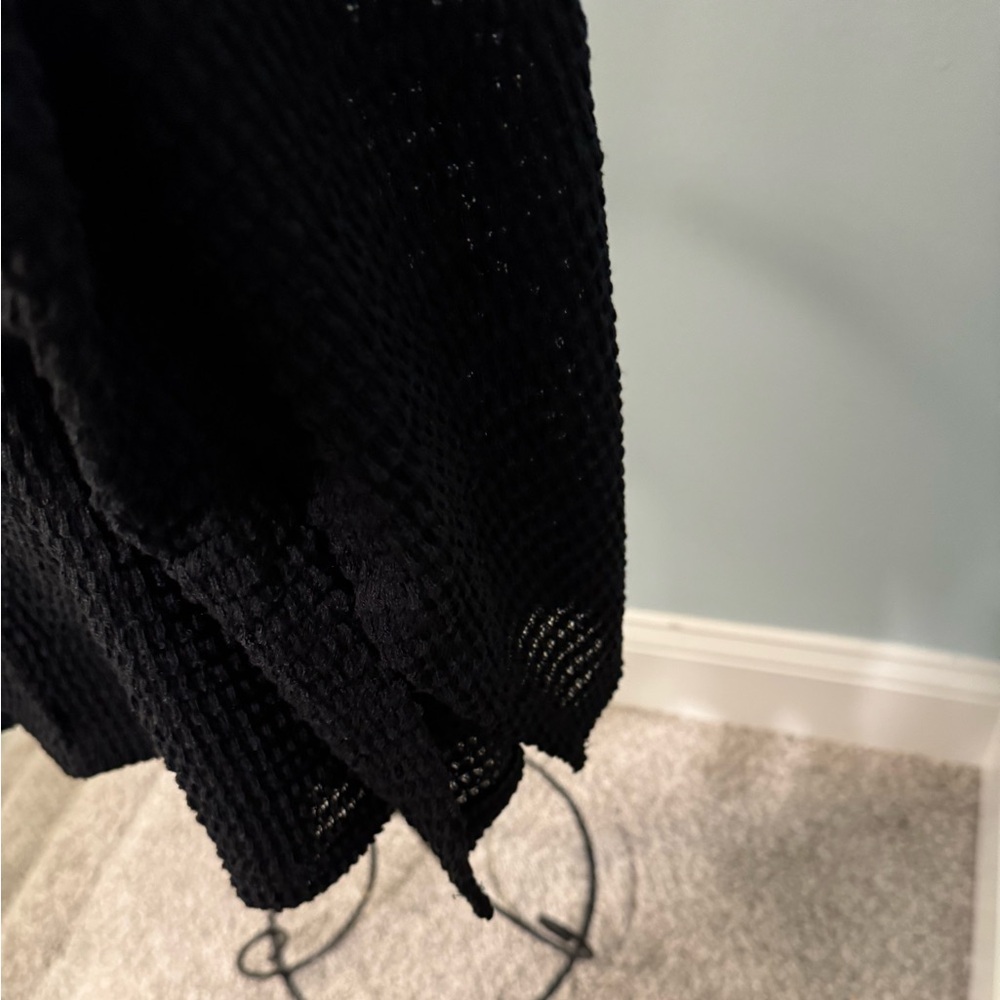 EUC Zenana Black 2X/3X v neck oversized dolman 3/4 sleeve sweater women’s - Picture 9 of 12